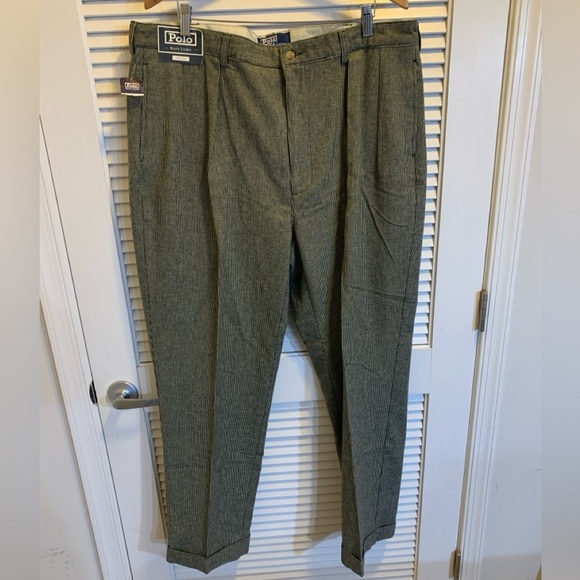 VINTAGE Polo Ralph Lauren Whipcord Trousers Size 42x32...